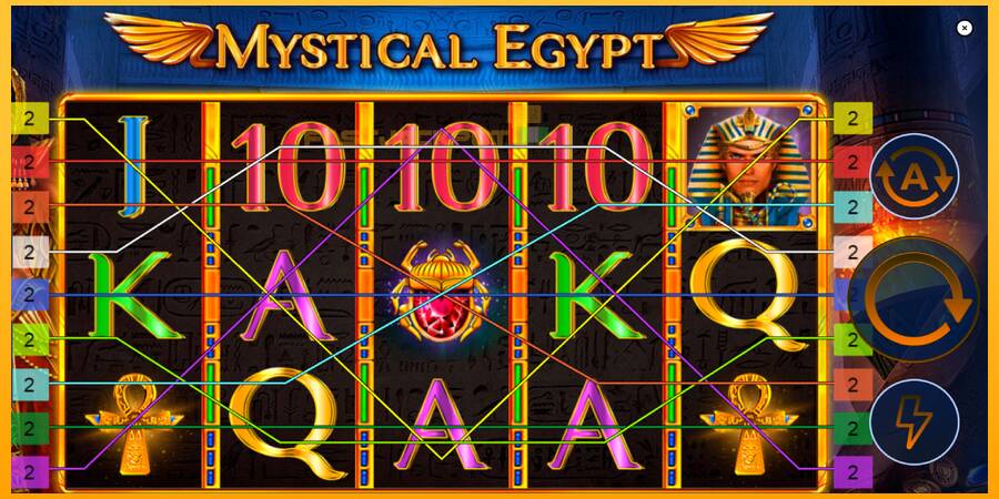 Hrací automat: Mystical Egypt s reálnou šancou na výhru