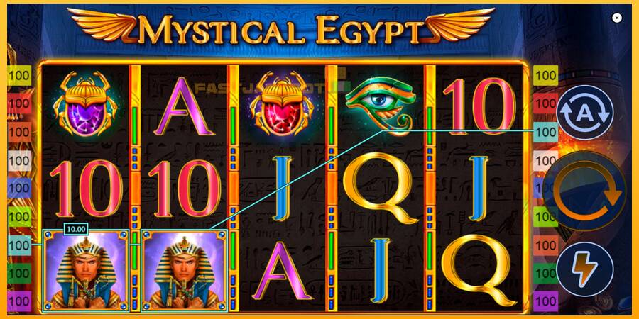 Hrací automat: Mystical Egypt s reálnou šancou na výhru