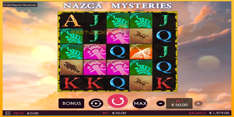 Hrací automat: Nazca Mysteries s reálnou šancou na výhru