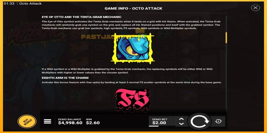 Hrací automat: Octo Attack s reálnou šancou na výhru