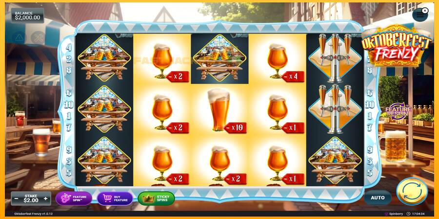 Hrací automat: Oktoberfest Frenzy s reálnou šancou na výhru