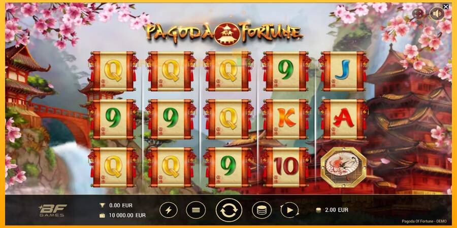 Hrací automat: Pagoda of Fortune s reálnou šancou na výhru