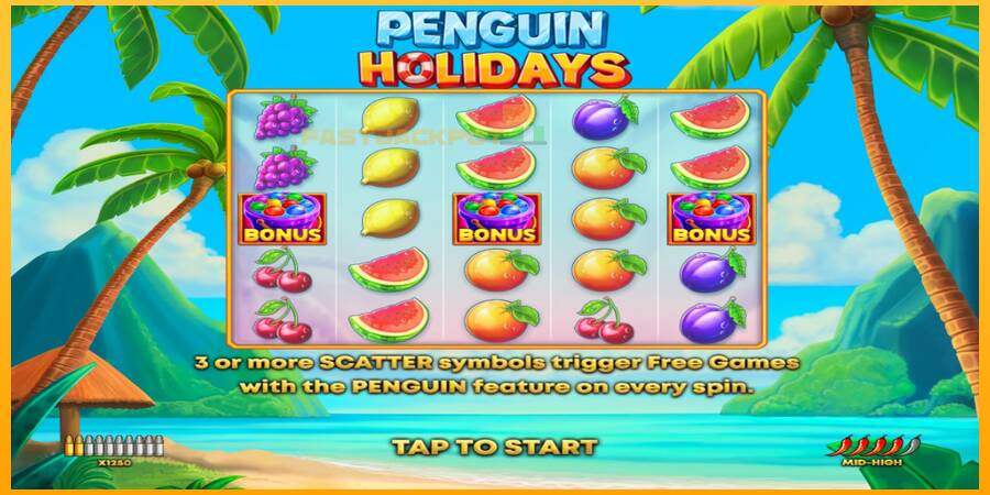 Hrací automat: Penguin Holidays s reálnou šancou na výhru