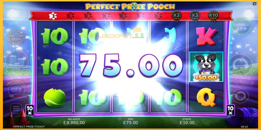 Hrací automat: Perfect Prize Pooch s reálnou šancou na výhru