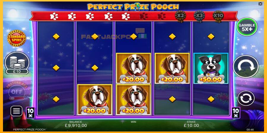 Hrací automat: Perfect Prize Pooch s reálnou šancou na výhru