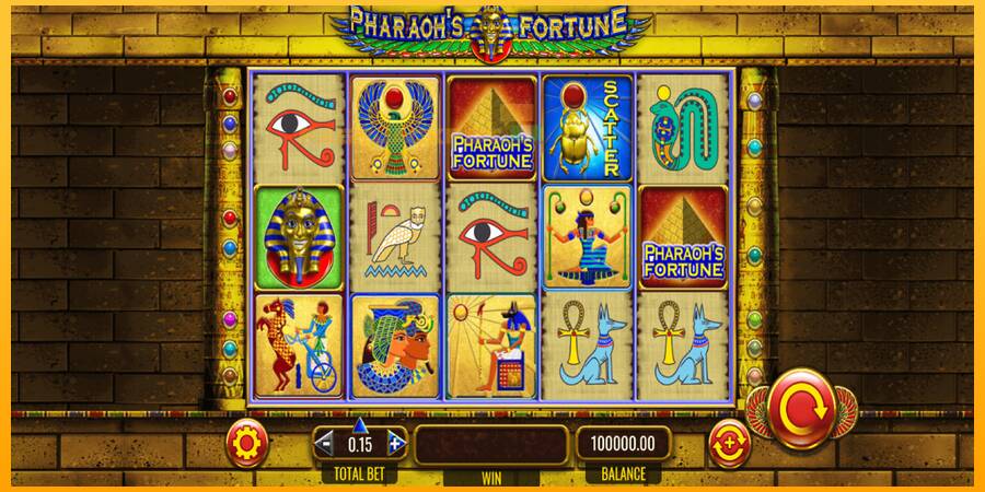 Hrací automat: Pharaohs Fortune s reálnou šancou na výhru