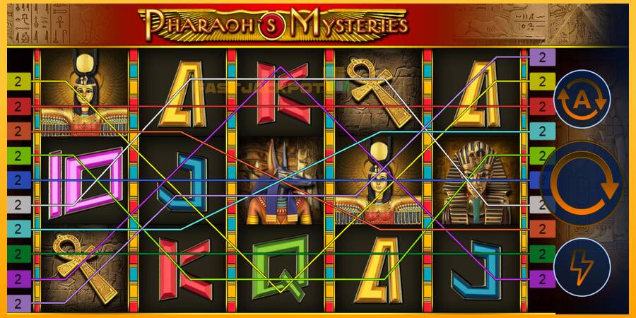 Hrací automat: Pharaohs Mysteries s reálnou šancou na výhru