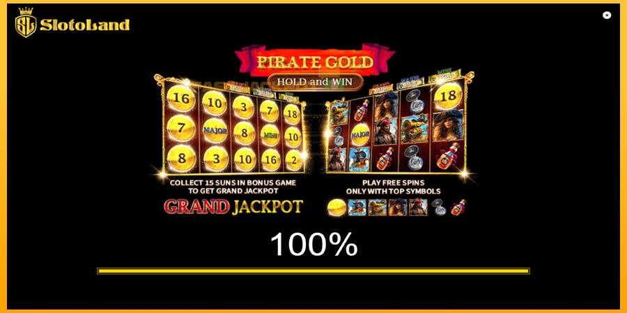 Hrací automat: Pirate Gold Hold and Win s reálnou šancou na výhru