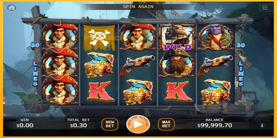 Hrací automat: Pirates Treasure Quest s reálnou šancou na výhru