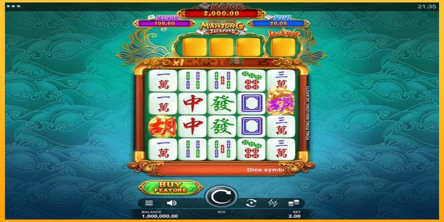 Hrací automat: Pong Pong Mahjong Jackpots s reálnou šancou na výhru