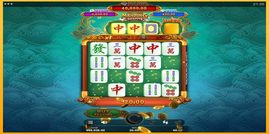 Hrací automat: Pong Pong Mahjong Jackpots s reálnou šancou na výhru