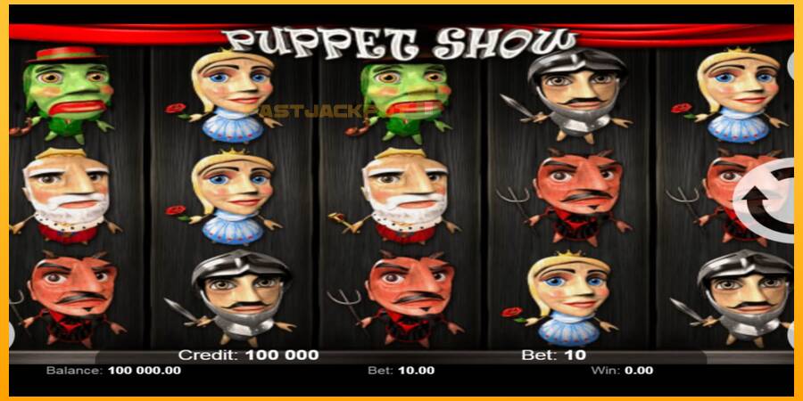 Hrací automat: Puppet Show s reálnou šancou na výhru