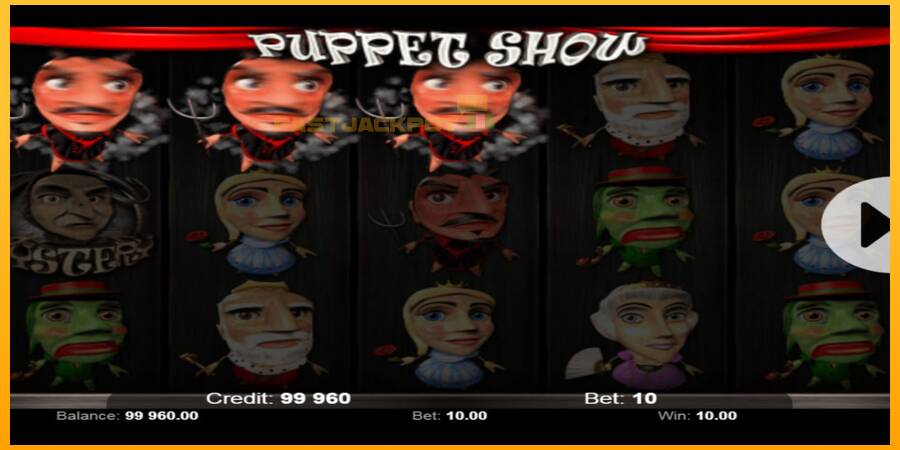 Hrací automat: Puppet Show s reálnou šancou na výhru