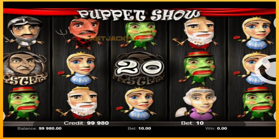 Hrací automat: Puppet Show s reálnou šancou na výhru