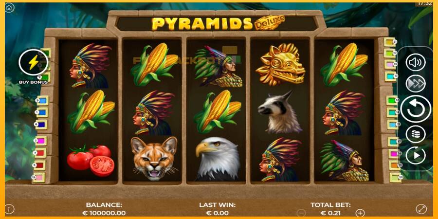 Hrací automat: Pyramids Deluxe s reálnou šancou na výhru