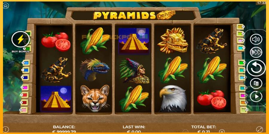 Hrací automat: Pyramids Deluxe s reálnou šancou na výhru