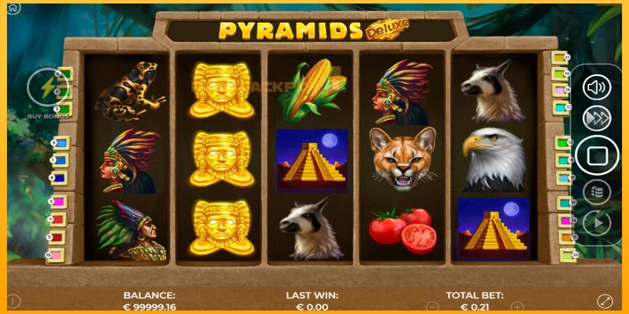 Hrací automat: Pyramids Deluxe s reálnou šancou na výhru