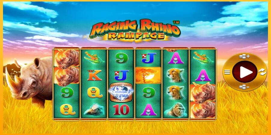 Hrací automat: Raging Rhino Rampage s reálnou šancou na výhru