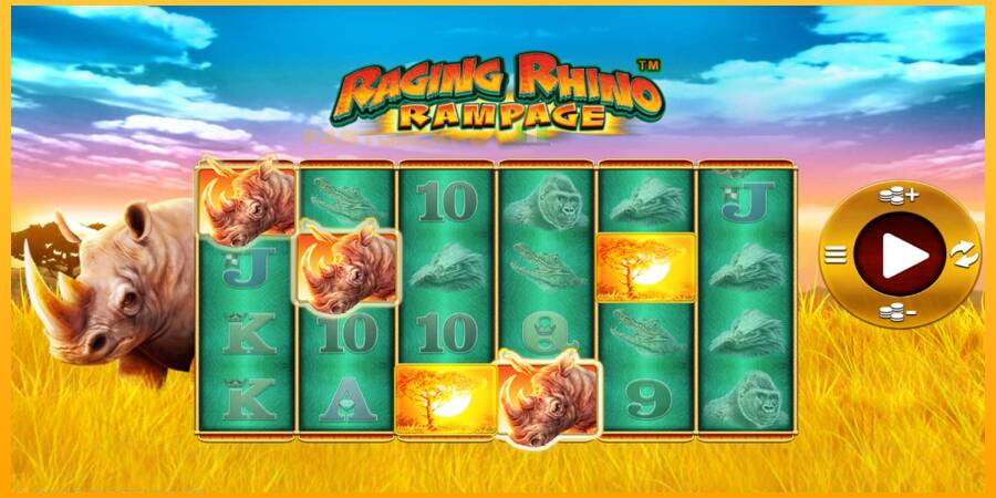 Hrací automat: Raging Rhino Rampage s reálnou šancou na výhru