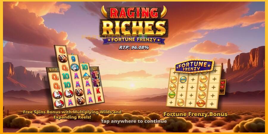 Hrací automat: Raging Riches s reálnou šancou na výhru