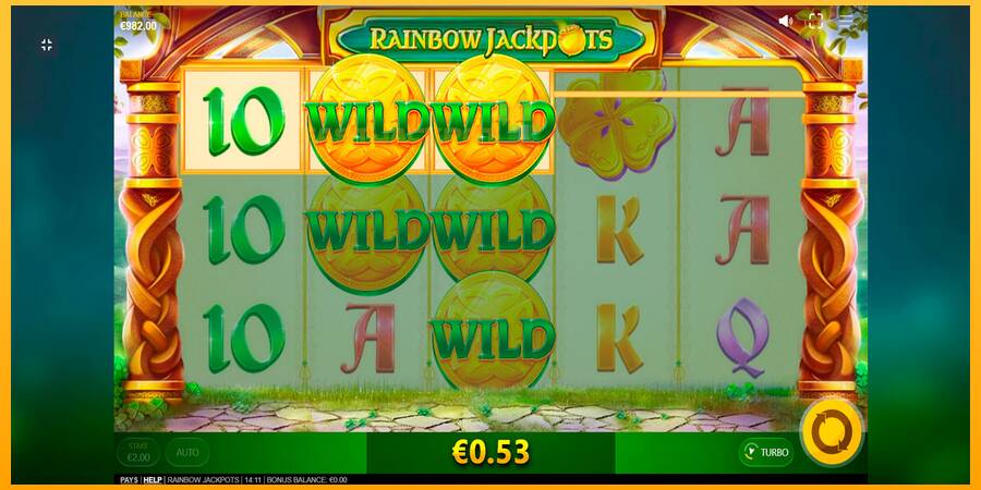 Hrací automat: Rainbow Jackpots s reálnou šancou na výhru