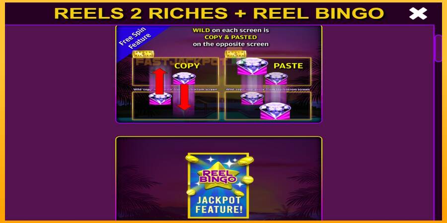 Hrací automat: Reels 2 Riches with Reel Bingo s reálnou šancou na výhru