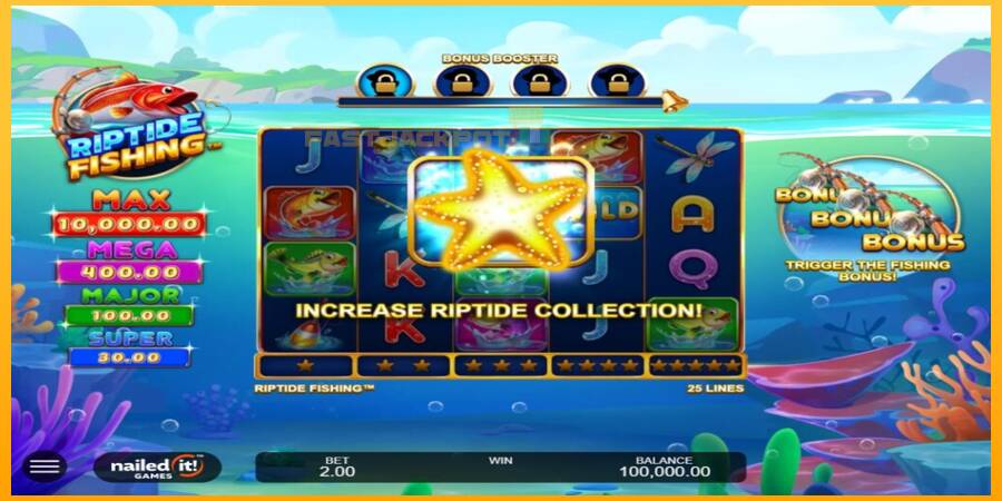 Hrací automat: Riptide Fishing s reálnou šancou na výhru