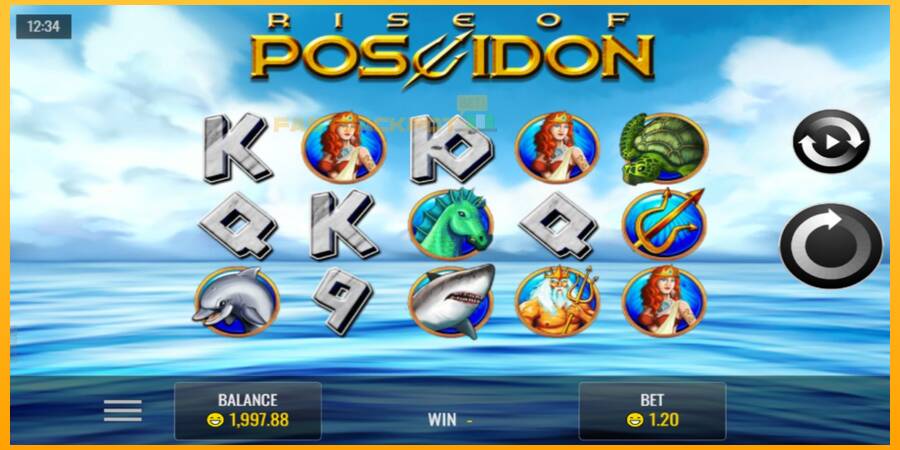 Hrací automat: Rise of Poseidon s reálnou šancou na výhru