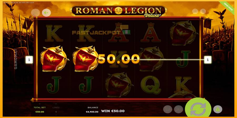 Hrací automat: Roman Legion Deluxe s reálnou šancou na výhru