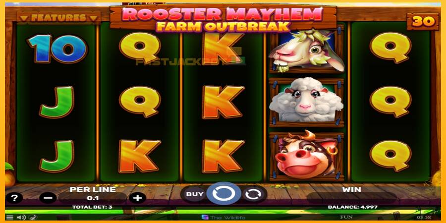 Hrací automat: Rooster Mayhem Farm Outbreak s reálnou šancou na výhru