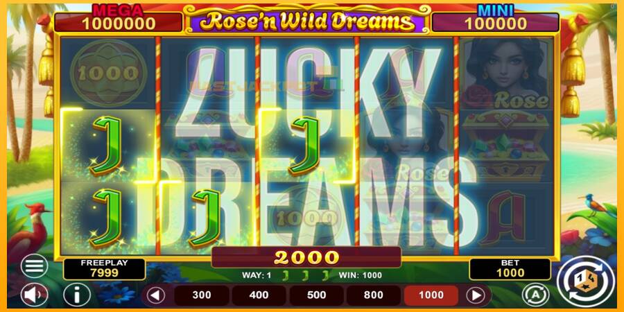 Hrací automat: Rose’n Wild Dreams Hold & Win s reálnou šancou na výhru