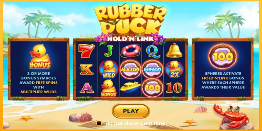 Hrací automat: Rubber Duck Hold N Link s reálnou šancou na výhru