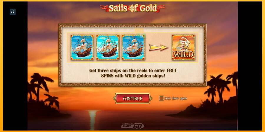 Hrací automat: Sails of Gold s reálnou šancou na výhru