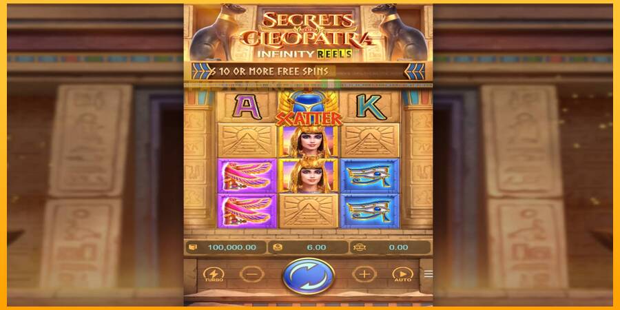 Hrací automat: Secrets of Cleopatra s reálnou šancou na výhru