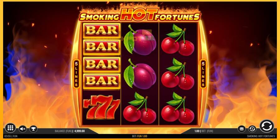 Hrací automat: Smoking Hot Fortunes s reálnou šancou na výhru