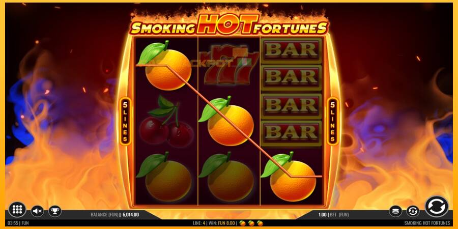 Hrací automat: Smoking Hot Fortunes s reálnou šancou na výhru