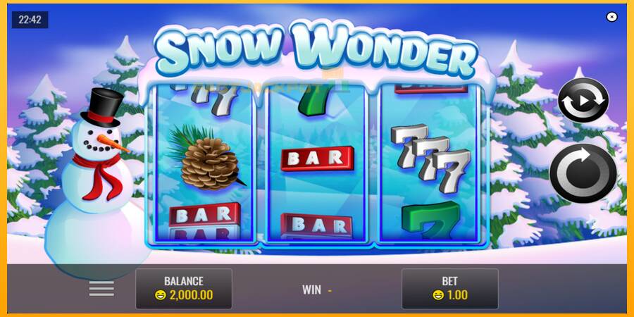 Hrací automat: Snow Wonder s reálnou šancou na výhru