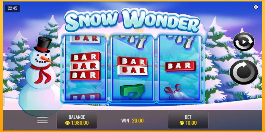 Hrací automat: Snow Wonder s reálnou šancou na výhru