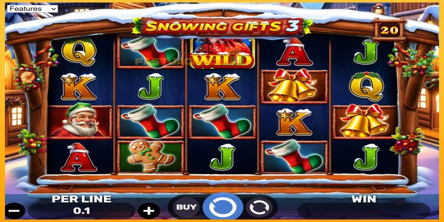 Hrací automat: Snowing Gifts 3 s reálnou šancou na výhru