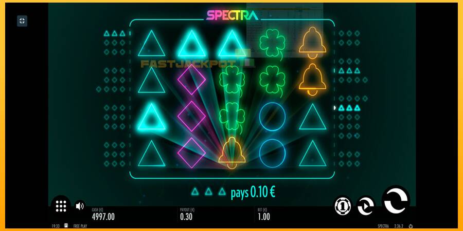 Hrací automat: Spectra s reálnou šancou na výhru