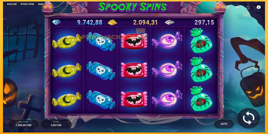 Hrací automat: Spooky Spins s reálnou šancou na výhru