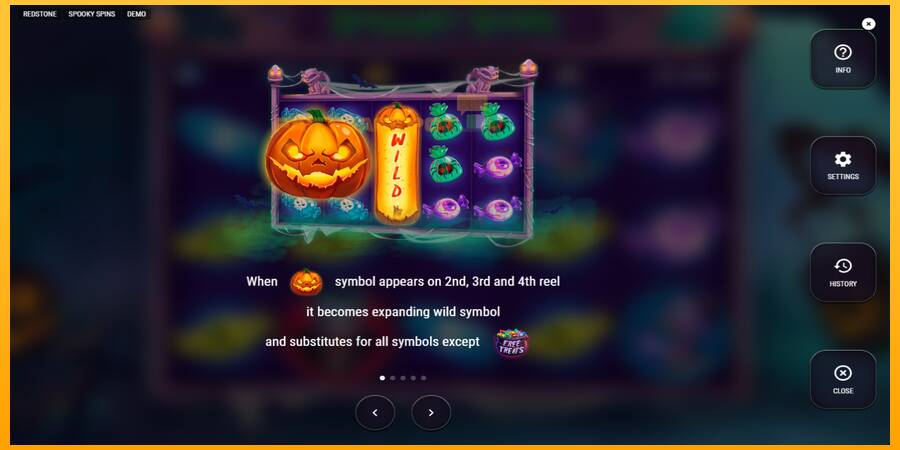 Hrací automat: Spooky Spins s reálnou šancou na výhru