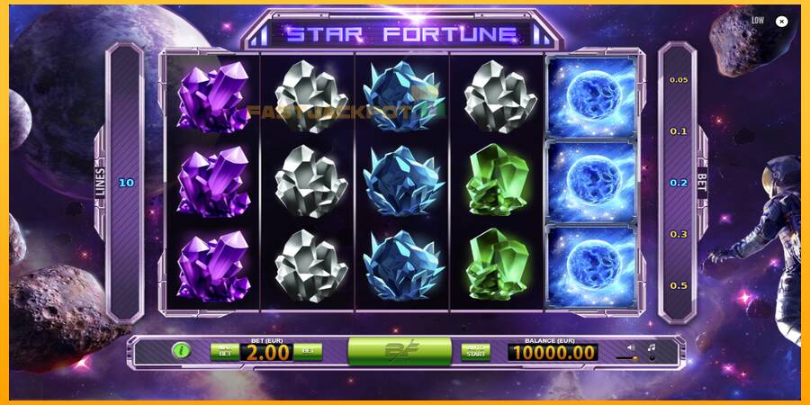 Hrací automat: Star Fortune s reálnou šancou na výhru