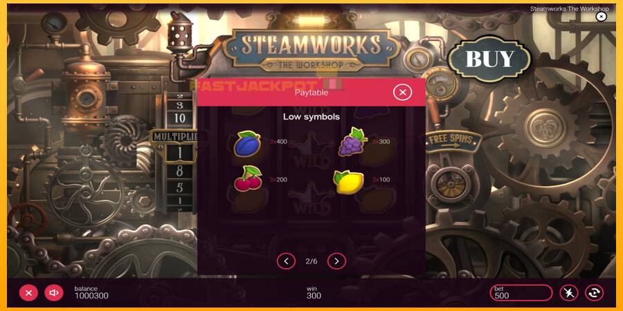 Hrací automat: Steamworks - The Workshop s reálnou šancou na výhru