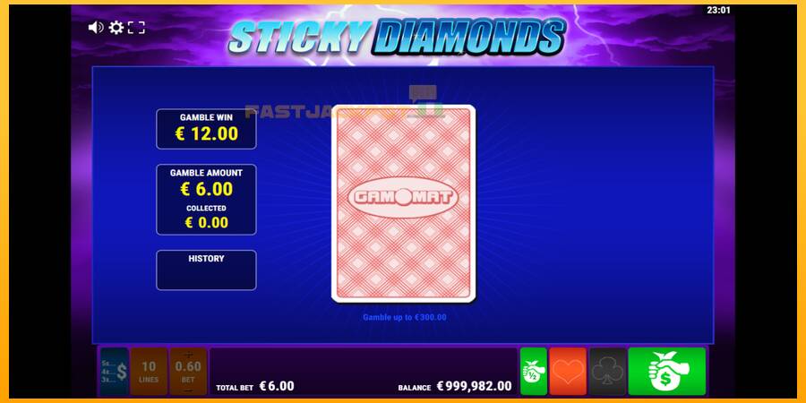 Hrací automat: Sticky Diamonds s reálnou šancou na výhru