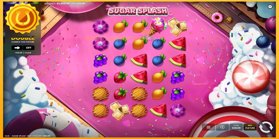 Hrací automat: Sugar Splash s reálnou šancou na výhru