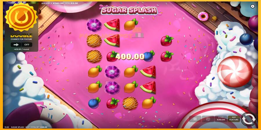 Hrací automat: Sugar Splash s reálnou šancou na výhru