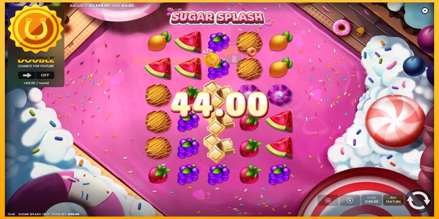 Hrací automat: Sugar Splash s reálnou šancou na výhru