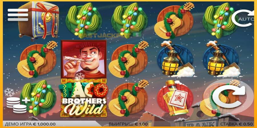 Hrací automat: Taco Brothers Saving Christmas s reálnou šancou na výhru