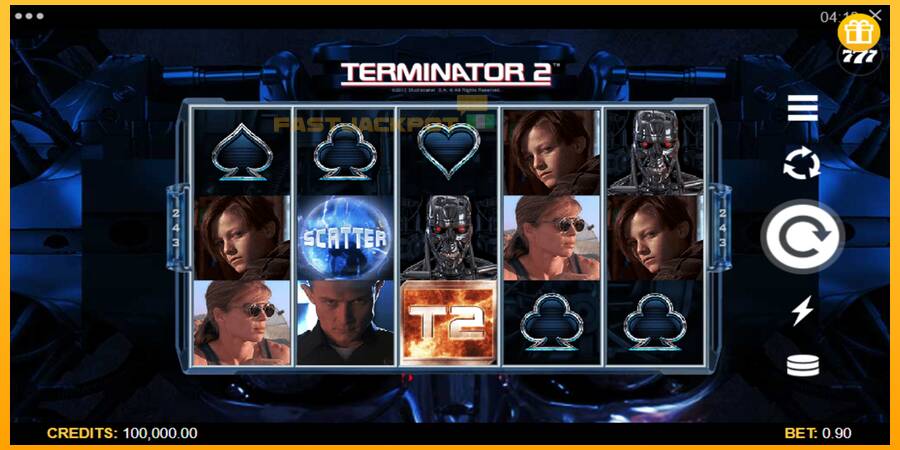 Hrací automat: Terminator 2 s reálnou šancou na výhru